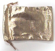 Metallic Gold Color Drawstring Pouches