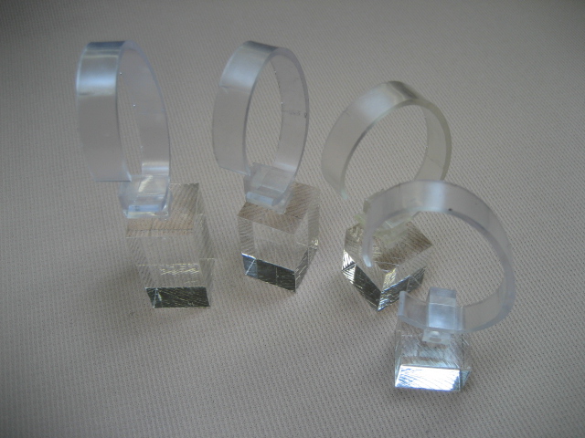 Clear Acrylic Square Watch Stands